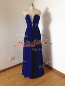 Sleeveless Beading Side Zipper Quinceanera Court Dresses
