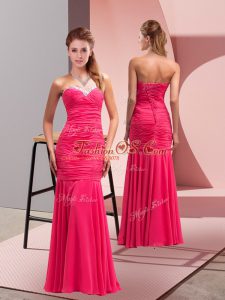 Luxurious Sleeveless Lace Up Floor Length Sequins Prom Dresses