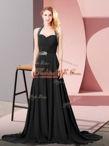 Shining Empire Sleeveless Black Dress Like A Star Zipper