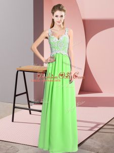 Ideal Lace Womens Party Dresses Zipper Sleeveless Floor Length