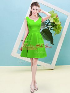 Sleeveless Mini Length Ruching Zipper Wedding Guest Dresses with