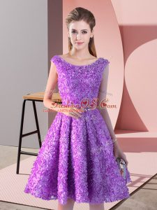 Simple Sleeveless Belt Lace Up Prom Party Dress