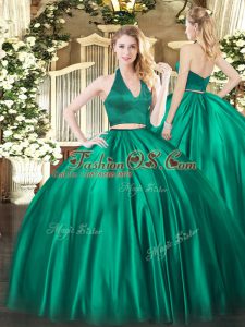 Sleeveless Zipper Floor Length Ruching Ball Gown Prom Dress