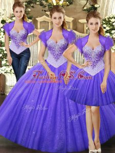 Floor Length Fuchsia Sweet 16 Dress Straps Sleeveless Lace Up