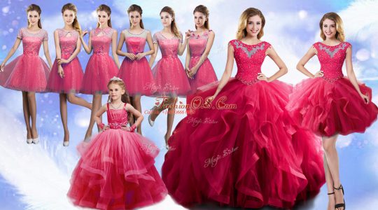 Organza Sleeveless Floor Length 15 Quinceanera Dress and Beading