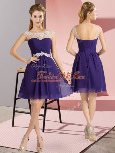 New Arrival Cap Sleeves Beading Lace Up