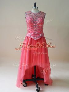 Sleeveless Beading Prom Gown
