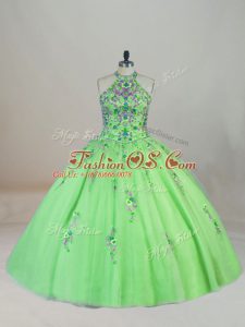 Elegant Lace Up Sweet 16 Quinceanera Dress for Sweet 16 and Quinceanera with Appliques and Embroidery Brush Train