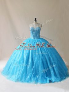 High Class Sleeveless Court Train Lace Up Floor Length Beading and Appliques Quinceanera Dress