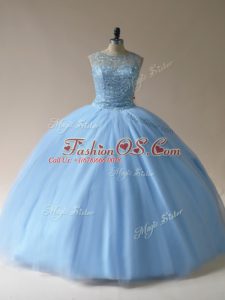 Hot Sale Sleeveless Beading Lace Up Sweet 16 Quinceanera Dress