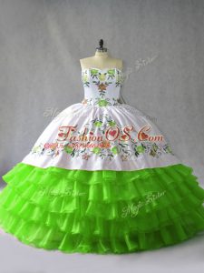 Top Selling Floor Length Ball Gowns Sleeveless Vestidos de Quinceanera Lace Up