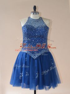 Spectacular Sleeveless Beading Lace Up Club Wear