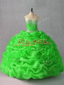 Inexpensive Floor Length Ball Gowns Sleeveless Quinceanera Dress Lace Up