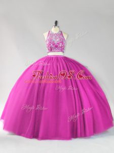 Sleeveless Beading Backless Quinceanera Dress