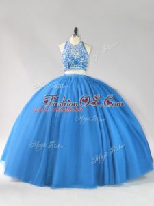 High End Sleeveless Backless Floor Length Beading Vestidos de Quinceanera