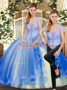 Sleeveless Lace Up Floor Length Beading and Ruffles Quinceanera Dresses