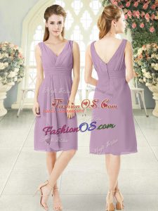 New Style Purple Sleeveless Zipper Evening Dress for Prom and Party