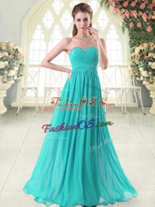 Sumptuous Sleeveless Beading Zipper Prom Dress