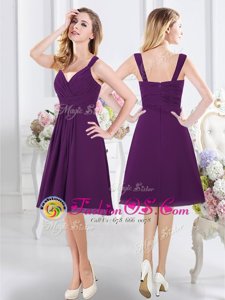 Trendy Grey Wedding Guest Dresses Prom and Party and Wedding Party and For with Beading and Appliques Scoop Sleeveless Zipper