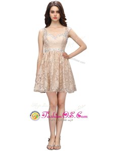 Stunning Mini Length Watermelon Red Prom Gown Sweetheart Sleeveless Zipper