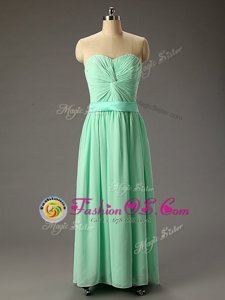 Latest Peach A-line Scoop Sleeveless Tulle Knee Length Zipper Beading and Sequins