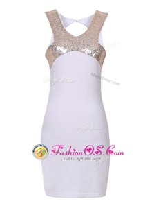 Halter Top Sleeveless Sequins Zipper Prom Evening Gown