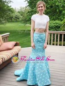 Scoop Satin Sleeveless Floor Length Prom Party Dress and Beading