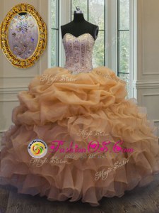 Dramatic Sleeveless Tulle Floor Length Lace Up Quinceanera Dresses in Purple for with Beading and Sequins