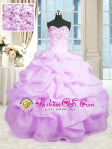 Floor Length Ball Gowns Sleeveless Multi-color Quinceanera Dress Lace Up