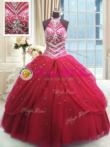Fantastic Baby Pink Sweetheart Neckline Beading and Ruffles Quinceanera Dresses Sleeveless Lace Up
