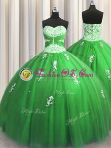 Low Price Sleeveless Beading and Ruffles and Ruching and Pick Ups Lace Up Quinceanera Gowns
