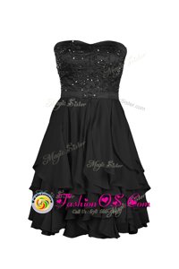 Sleeveless Beading and Appliques Zipper Cocktail Dresses