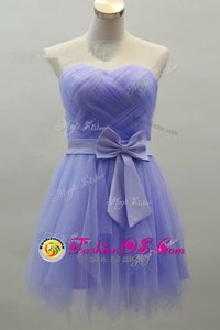 Exceptional Lavender Sweetheart Zipper Sashes|ribbons Prom Dress Sleeveless