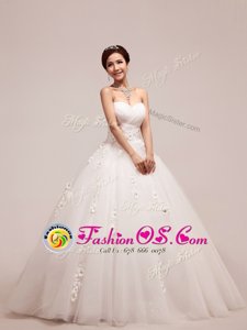 Perfect Taffeta Sleeveless With Train Wedding Dress Court Train and Beading and Pick Ups