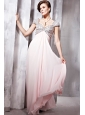 Discount Baby Pink Empire Sweetheart Floor-length Beading Prom Evening Dress