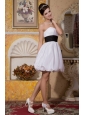 Beautiful A-line / Princess Sweetheart Mini-length Taffeta Appliques Wedding Dress