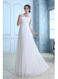 Top Seller  Empire V-neck Maternity Wedding Dress Chiffon Ruch Floor-length