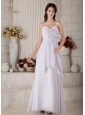 New Empire Sweetheart Maternity Wedding Dress Floor-length Chiffon Beading