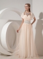 Customize Champagne Column Sweetheart Mother Of The Bride Dress Chiffon Beading Floor-length