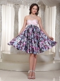 Sweetheart A-line Printing Homecoming Dress With Beading In Store