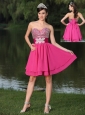 Custom Size Beaded Decorate Bust Hot Pink For Prom / Cocktail Party Dress,As for the super sassy prom dress, it is perfect for you to show off your legs and feet! The structured bodice has a fine sweetheart neckline and outstanding beading decorates whole bust. The beaded pleated waistband adds some cute to the dress. Many tiers of the skirt will flatter your perfect figure! A lace up corset style closure in the back secures the dress in place. You will be sure to keep heads turning in this fashional prom dress! 

Silhouette: Empire
Neckline: Sweetheart
Waist: Fitted
Hemline/Train: Mini-length
Sleeve Length: Sleeveless
Embellishment: Beading
Back Detail: Lace-up
Fully Lined: Yes
Built-In Bra: Yes
Fabric: Chiffon
Shown Color: Hot Pink(Color & Style representation may vary by monitor.)
Occasion: Prom, Graduation, Celebrity, Cocktail, Homecoming, Military Ball
Season: Spring, Summer, Fall
Keyword:Elegant Cocktrail Dress, California Cocktrail Dresses