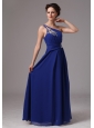 Royal Blue One Shoulder Appliques Prom / Evening Dress For Prom Party In Lithonia Georgia