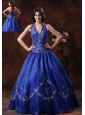 A-line Halter Prom Dress With Embroidery Decorate Organza In 2013 Wickenburg Arizona
