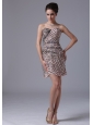 Sequins Sweetheart Column Mini-length Chiffon Homecoming Dress