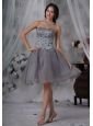 Coralville Iowa Lovely 2013 For Prom / Homecoming Dress Beaded Decorate Up Bodice Knee-length