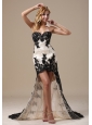 High-low Lace Over Skirt and Sweetheart For 2013 Celebrity Prom Dress In Honolulu Hawaii