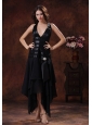 Sexy Black Asymmetrical Prom Celebrity Dress Clearance With Halter In Benson Arizona