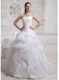2013 Ball Gown Appliques and Lace Wedding Dress For Custom Made