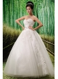 2013 Gorgeous Sweetheart Embroidery With Beading Wedding Dress For Custom Made