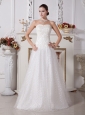 2013 A-line Wedding Dress Special Fabric